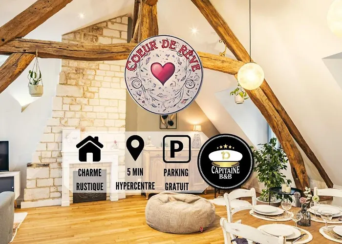 Coeur De Reve - 5Min Hypercentre - Stationnement Gratuit Public